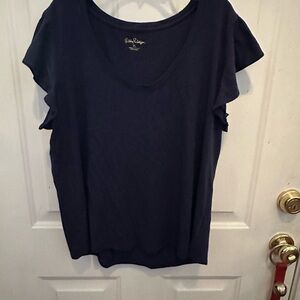 Lilly Pulitzer Women's Navy Short Sleeve Tee
